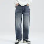 Men's Loose Wide-leg Trendy and Versatile Jeans for Spring Autumn Casual and Versatile Men's Jeans for Man Denim Pant Streetwear