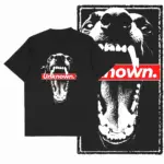 Retro Street-style Men Summer 100% Cotton Distressed Creative Print Checked T-shirt Fashionable Simple and Highly Versatile