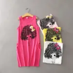 Summer 2025 Girls Dress Sleeveless Princess Dresses for Kids Bow Children Costumes Teenagers Party Clothing 4-12T