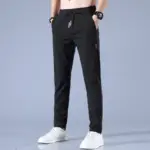 New Black Gray Thin Business Casual Pants