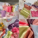Cute Baby Girls Summer Short Sleeves T-shirt New Kids Solid Color Loose Casual Tops Children T Shirts Daily Wear Costumes