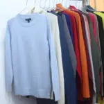 Warm Fitted High Collar Knitwear Vintage Color Commute Sle Women's Base Layer Sweater Long Sve Wool Blend