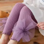 New Baby Girls Leggings Cotton Bows Spring Autumn Kids Pants For Girl Fashion High Waist Long Trousers Children's