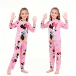 Long Sleeve Minnie Mouse Kids Pajamas Pijamas Girls Kids Pyjamas Anime Baby Sleepwear Children Clothing Sets Stitch Pyjamas Kids