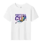 Summer Short Sleeve Kid T-shirt Sunshine Boys Girls Tops Football Cup Classic Actions Printed Tshirt Cute Children's Clothing