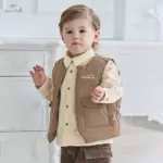 Dave Bella Boys Down Jacket Two Piece Set Autumn Winter Children Thick Vest Velvet Shirt Casual Outerwear Kids Clothes DB4254501