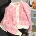 Long Sweater Women Cardigan 2025 Kintted Jacket