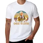 Dazed and confused vintage retro check ya later T-Shirt man graphic t shirt t shirts for man pack white T-Shirt