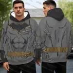 New Batman Spider Man Superman Limited Edition Performance Sweatshirt Men's Oversize Breathable Cosplay Costume 3D Print Hoodies