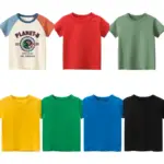 Boys Short Sleeve T-shirts Korean Version Kids Clothing Little Boy Cotton Tees 2-9 Years Summer Cartoon Tops